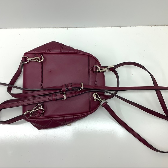 Kate Spade Natalia Mini Convertible Backpack Blackberry Preserves - Picture 10 of 14